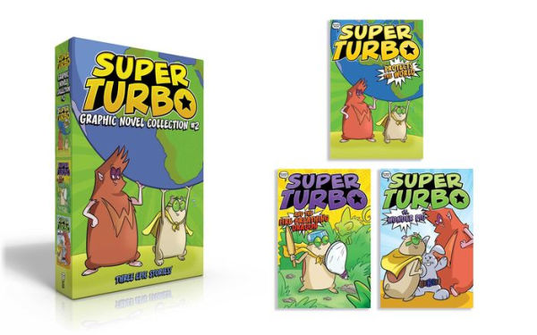 Super Turbo Graphic Novel Collection #2 (Boxed Set): Super Turbo Protects the World; Super Turbo and the Fire-Breathing Dragon; Super Turbo vs. Wonder Pig