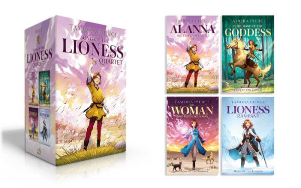 Song of the Lioness Quartet (Hardcover Boxed Set): Alanna; In the Hand of the Goddess; The Woman Who Rides Like a Man; Lioness Rampant