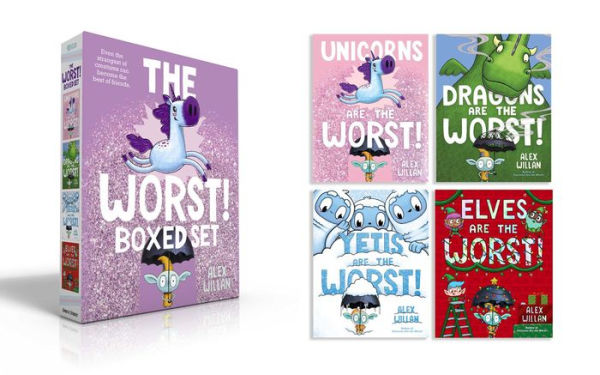 The Worst! Boxed Set: Unicorns Are the Worst!; Dragons Are the Worst!; Yetis Are the Worst!; Elves Are the Worst!