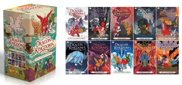 Dragon Kingdom of Wrenly An Epic Ten-Book Collection (Includes Poster!) (Boxed Set): The Coldfire Curse; Shadow Hills; Night Hunt; Ghost Island; Inferno New Year; Ice Dragon; Cinder's Flame; The Shattered Shore; Legion of Lava; Out of Darkness