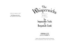 Alternative view 8 of The Impossible Trials of Benjamiah Creek