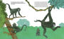 Alternative view 3 of Catorce monos (Fourteen Monkeys): Un poema de la selva