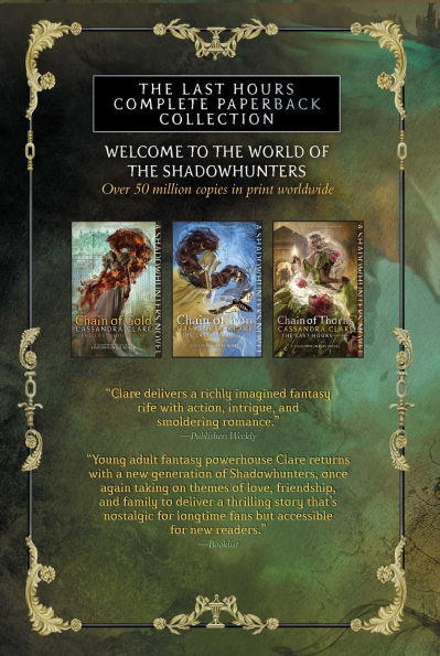 The Last Hours Complete Paperback Collection (Boxed Set): Chain of Gold; Chain of Iron; Chain of Thorns