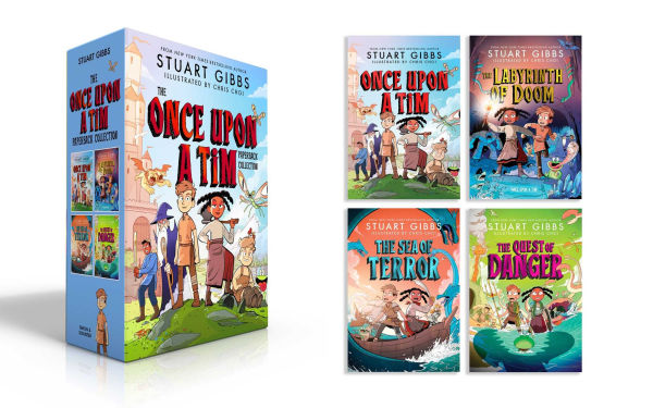 The Once Upon a Tim Paperback Collection (Boxed Set): Once Upon a Tim; The Labyrinth of Doom; The Sea of Terror; The Quest of Danger
