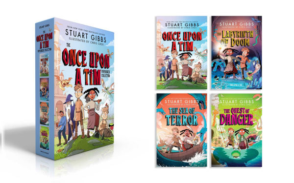 The Once Upon a Tim Paperback Collection (Boxed Set): Once Upon a Tim; The Labyrinth of Doom; The Sea of Terror; The Quest of Danger