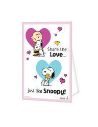 Love from Snoopy 6-Copy Solid Carton Pack with Easel