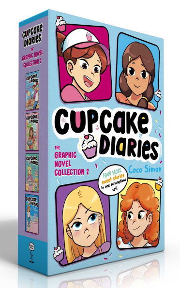 Cupcake Diaries The Graphic Novel Collection 2 (Boxed Set): Katie, Batter Up! Graphic Novel/Mia's Baker's Dozen Graphic Novel/Emma All Stirred Up! Graphic Novel/Alexis Cool as a Cupcake Graphic Novel