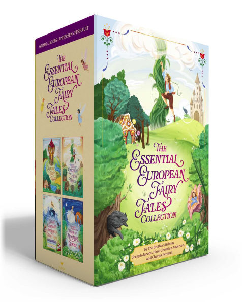 The Essential European Fairy Tales Collection (Boxed Set): Grimms' Fairy Tales; Joseph Jacobs's English Fairy Tales; Hans Christian Andersen's Fairy Tales; Charles Perrault's Tales of Mother Goose