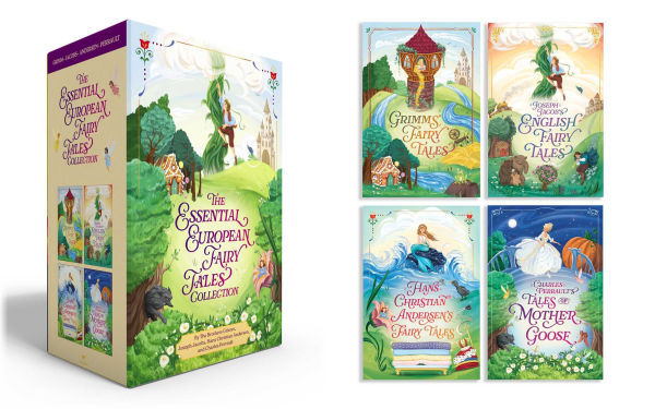 The Essential European Fairy Tales Collection (Boxed Set): Grimms' Fairy Tales; Joseph Jacobs's English Fairy Tales; Hans Christian Andersen's Fairy Tales; Charles Perrault's Tales of Mother Goose