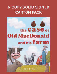 Title: The Case of Old MacDonald and His Farm 6-Copy Solid Signed Carton Pack, Author: Mark Teague