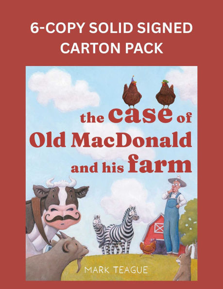 The Case of Old MacDonald and His Farm 6-Copy Solid Signed Carton Pack