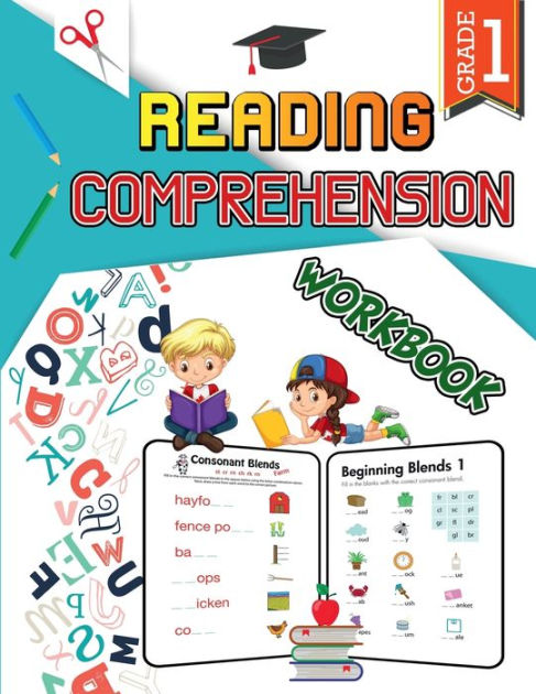 Reading Comprehension Workbook - Grade 1: Activity Book for Classroom