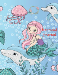 Mermaid journal: Stunning color journal for kids and teens to use daily to record their emotions, what they feel grateful for and events