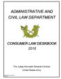 2018 Consumer Law Deskbook