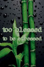 TOO BLESSED TO BE STRESSED Christian Prayer Journal for Women and Men - Natural Calm Bamboo Pattern: Devotional Prayer Diary - Cultivate an Attitude of Praise - 3 Month Productivity Notebook 5 Minute Bible Study Guide