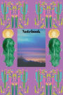 Notebook: Desert Landscape #1, composition notebook, college ruled, lined 120 page, 6 X 9:Handy desert design & cactus notebook that can be used as garden notebook, journal, diary, log book and more.
