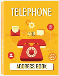 Title: Telephone and Address Book: Large Print Phone Book & Adresses Book with Tabs, Author: Rfza