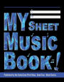 MY Sheet Music Book - Book Three - Black Series: Blank Sheet Music Notebook: Black Series, 12 stave staff paper, 100 pages, 8.5x11 inch Music Manuscript Paper