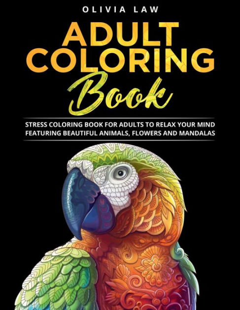 Mandala Color by Number Anti Anxiety Coloring Book for Adult Relaxation  (Large Print / Paperback)