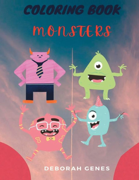 MONSTERS COLORING BOOK FOR KIDS