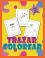 Trazar y Colorear Libro Para Niï¿½os: Ilustraciones para niï¿½os para calcar y colorear/ Control de la pluma/Animales divertidos para trazar/ De Pre K a Kinderg