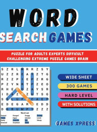 Title: WORD SEARCH PUZZLE 300: COLLECTION OF 300 PUZZLES AND SOLUTIONS HARD LEVEL, Author: Games Express