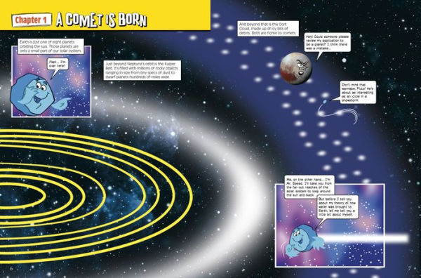 The Shocking Journey from Comets to Oceans: A Graphic Novel about Earth's Water