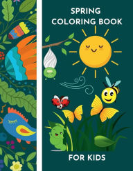 Title: Spring Coloring book for kids: Easy designs for spring vibes and happiness by Raz McOvoo, Author: Ovoo
