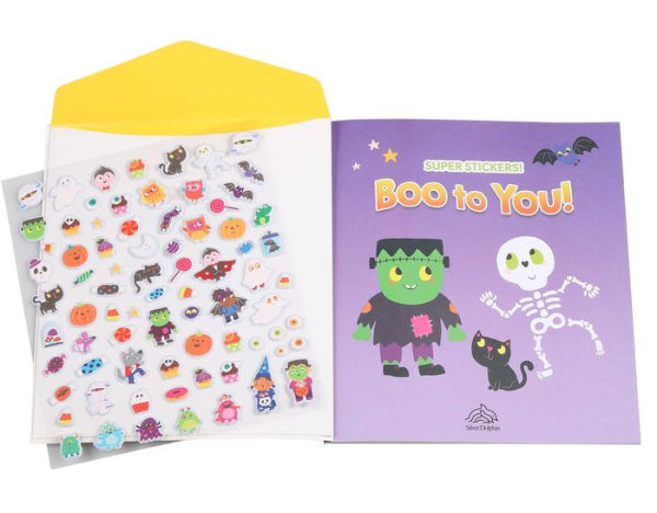 Halloween Super Puffy Stickers! Boo to You!