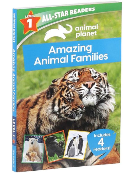 Animal Planet All-Star Readers: Amazing Animal Families Level 1: Includes 4 Readers!