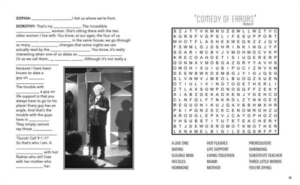 The Golden Girls Word Search, Quips, Quotes and Coloring Book