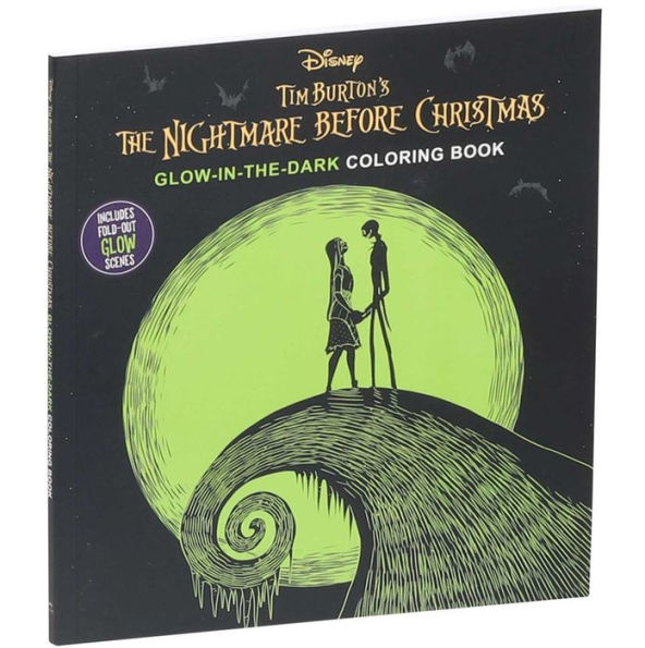 Disney Tim Burton's The Nightmare Before Christmas Glow-in-the-Dark Coloring Book