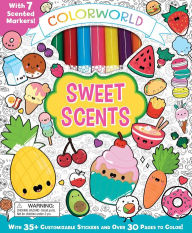Title: ColorWorld: Sweet Scents: With 35+ Customizable Stickers and Over 30 Pages to Color!, Author: Editors of Silver Dolphin Books