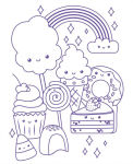 Alternative view 4 of ColorWorld: Sweet Scents: With 35+ Customizable Stickers and Over 30 Pages to Color!