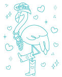 Alternative view 6 of ColorWorld: All That Glitters!: Plus 35+ Glitter Stickers and Over 30 Pages to Color!