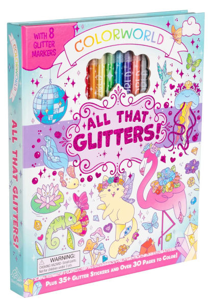 ColorWorld: All That Glitters!: Plus 35+ Glitter Stickers and Over 30 Pages to Color!