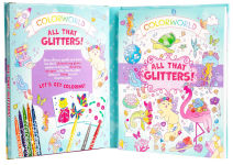 Alternative view 8 of ColorWorld: All That Glitters!: Plus 35+ Glitter Stickers and Over 30 Pages to Color!
