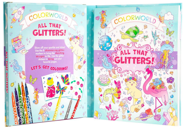 ColorWorld: All That Glitters!: Plus 35+ Glitter Stickers and Over 30 Pages to Color!