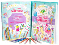 Alternative view 9 of ColorWorld: All That Glitters!: Plus 35+ Glitter Stickers and Over 30 Pages to Color!