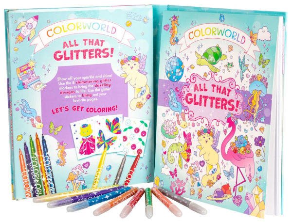 ColorWorld: All That Glitters!: Plus 35+ Glitter Stickers and Over 30 Pages to Color!