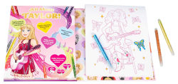 Alternative view 5 of Sparkle with Taylor! A Glitter Coloring Kit