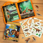 Alternative view 6 of Smithsonian Kids: DinoWorld Book and Magnetic Play Set