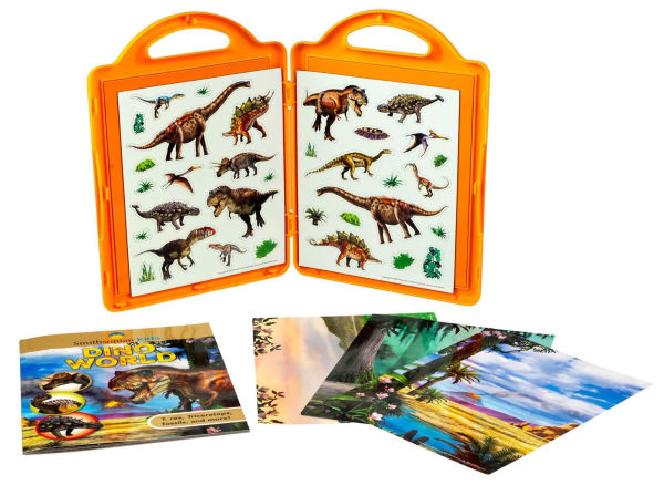 Smithsonian Kids: DinoWorld Book and Magnetic Play Set