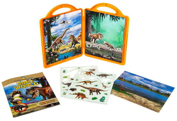 Smithsonian Kids: DinoWorld Book and Magnetic Play Set