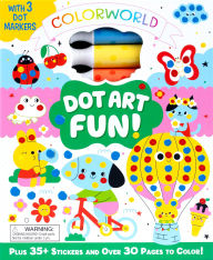 Title: ColorWorld: Dot Art Fun!: Plus 35+ Stickers and Over 30 Pages to Color!, Author: Editors of Silver Dolphin Books