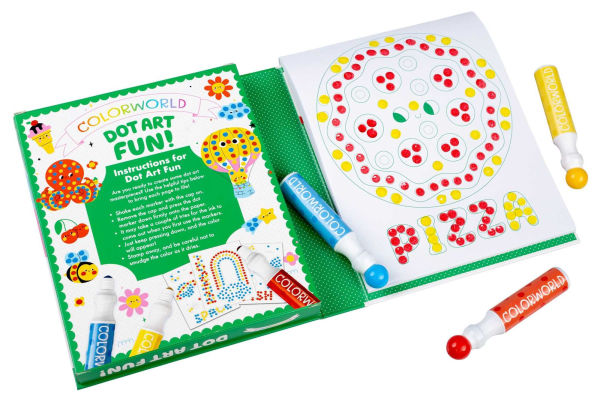 ColorWorld: Dot Art Fun!: Plus 35+ Stickers and Over 30 Pages to Color!