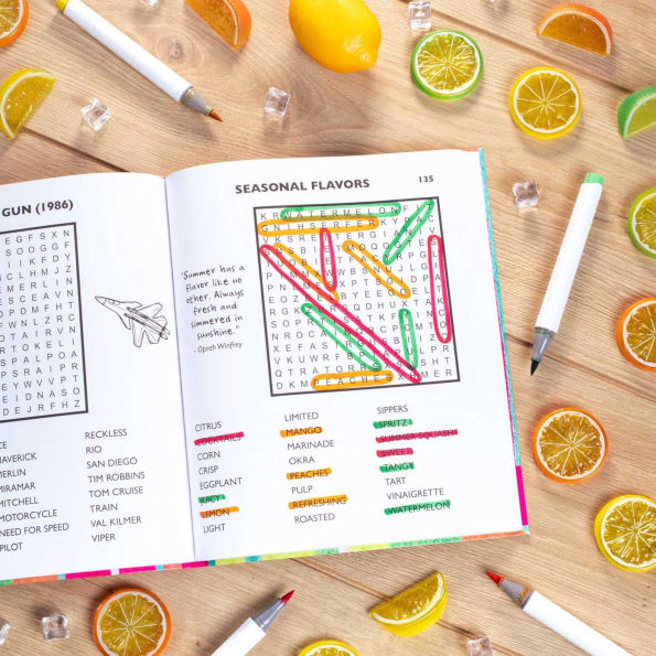Large Print Summer Fun Word Search