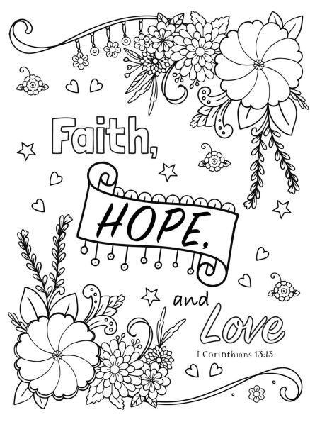 Words of Jesus Glow-in-the-Dark Coloring