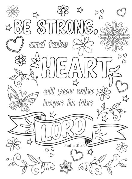Words of Jesus Glow-in-the-Dark Coloring