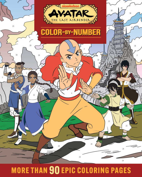 Avatar The Last Airbender Color-By-Number